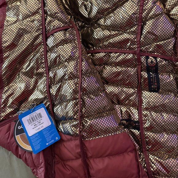 NWT *Columbia* Joy Peak Mid Hooded Parka | Beetroot Red | XS | Omni Heat Warmth - Picture 12 of 12